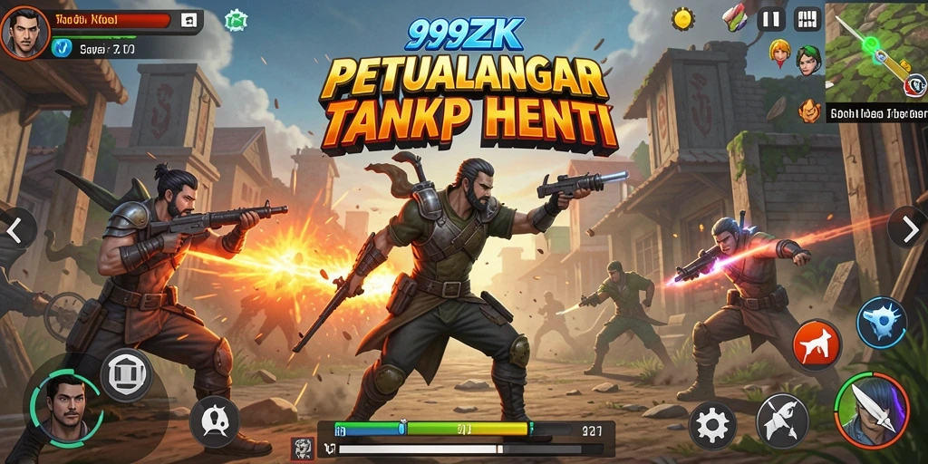 Gameplay 99ZK menampilkan aksi seru di dunia fantasi.