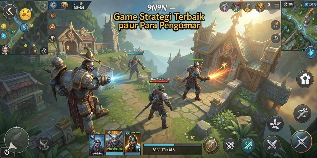 Screenshot permainan <strong>9N9N</strong> menunjukkan strategi dan taktik yang menarik.