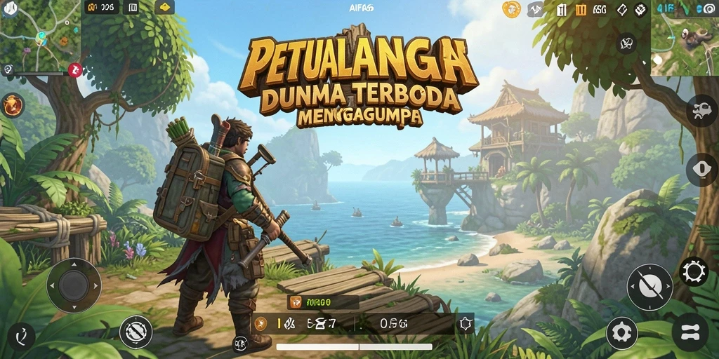 Gameplay AIFA66 menampilkan petualangan dunia terbuka yang luas dan penuh aksi.