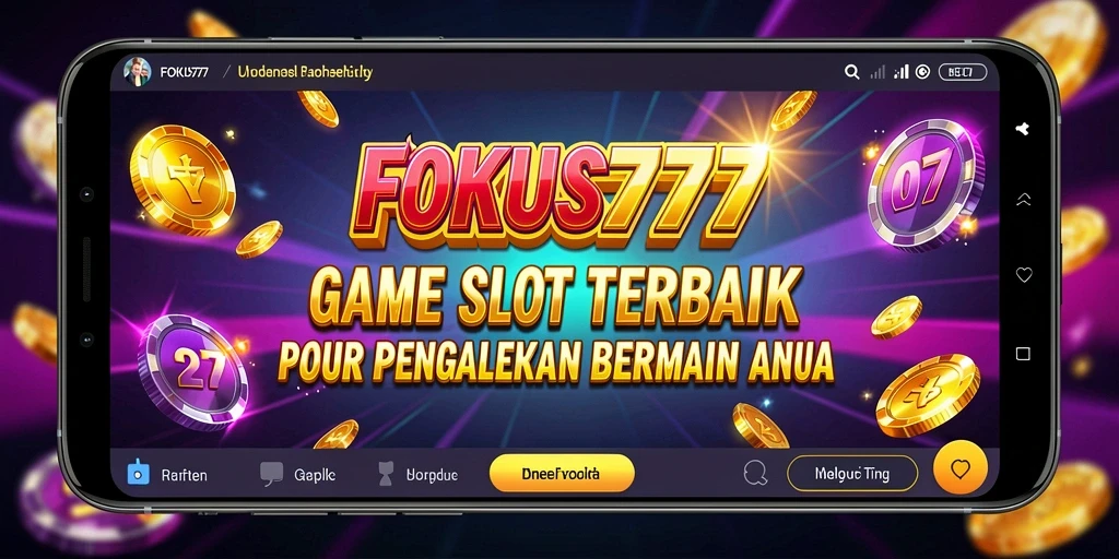 Tampilan gameplay menarik dari FOKUS777 dengan berbagai tema slot.