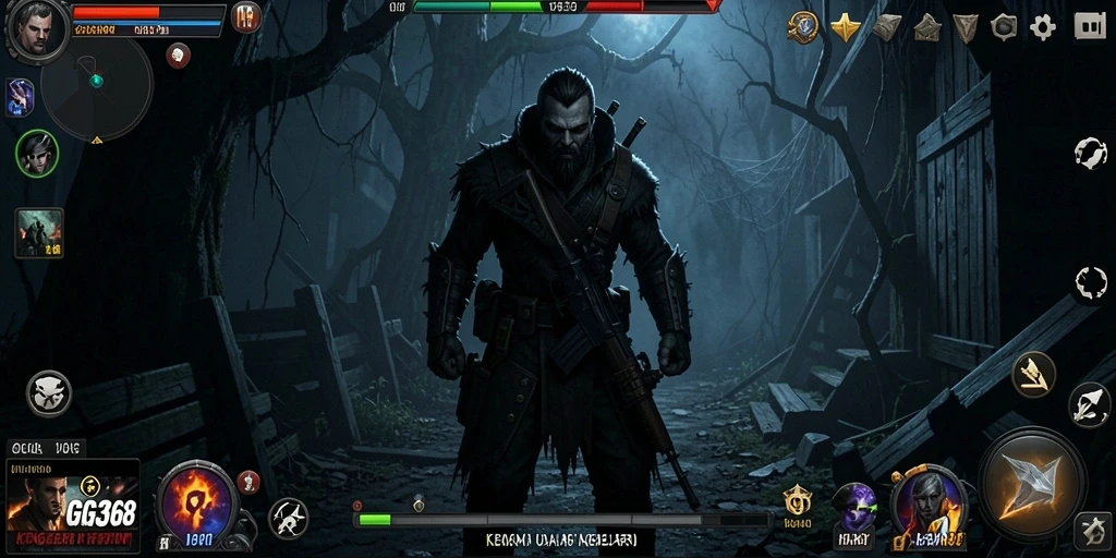 Screenshot utama GG368 menunjukkan gameplay mencekam yang memicu ketegangan.