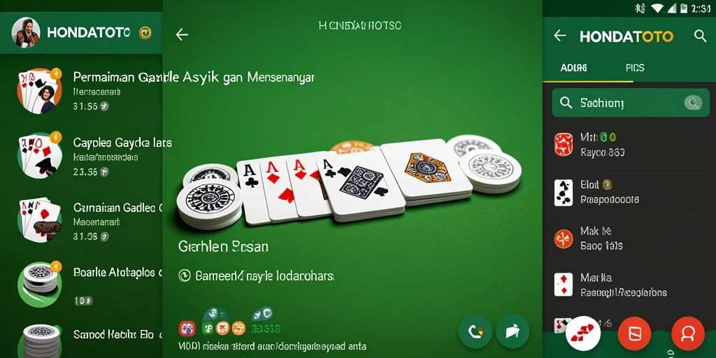 Tampilan gameplay seru dan menyenangkan dari HONDATOTO.