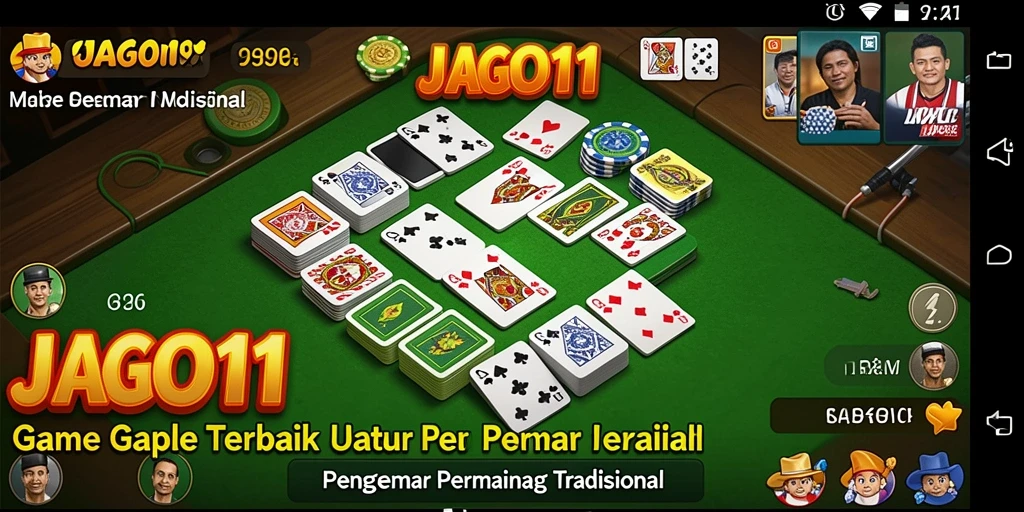 Tampilan gameplay JAGO11 yang menarik dan interaktif dalam permainan Gaple.