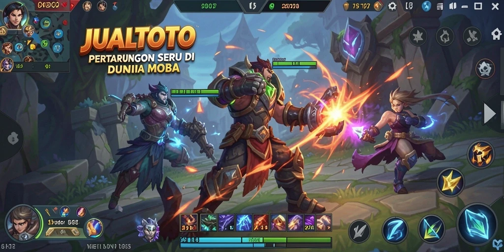Tampilan gameplay seru dan strategis di JUALTOTO.