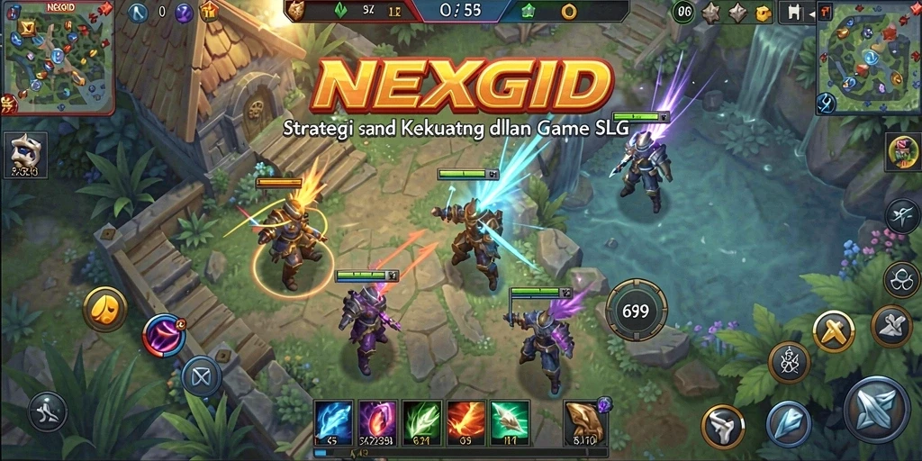 Tampilan gameplay NEXGID yang menegangkan dan penuh strategi.