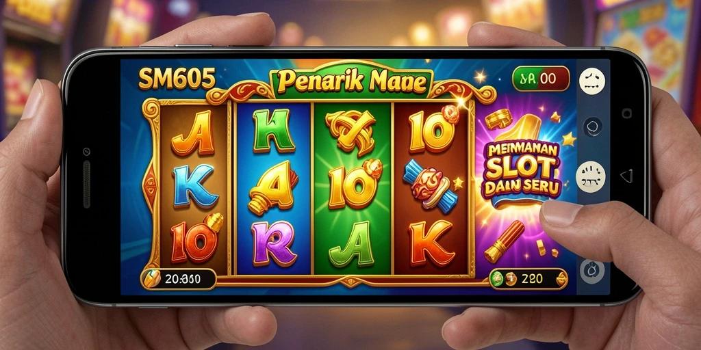 Gameplay slot SM605 dengan grafis yang memukau dan fitur menarik.