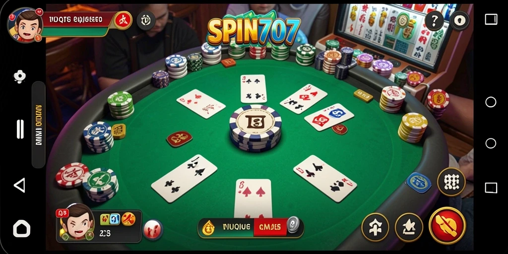 Tampilan gameplay QiuQiu yang seru dan menarik di SPIN707.