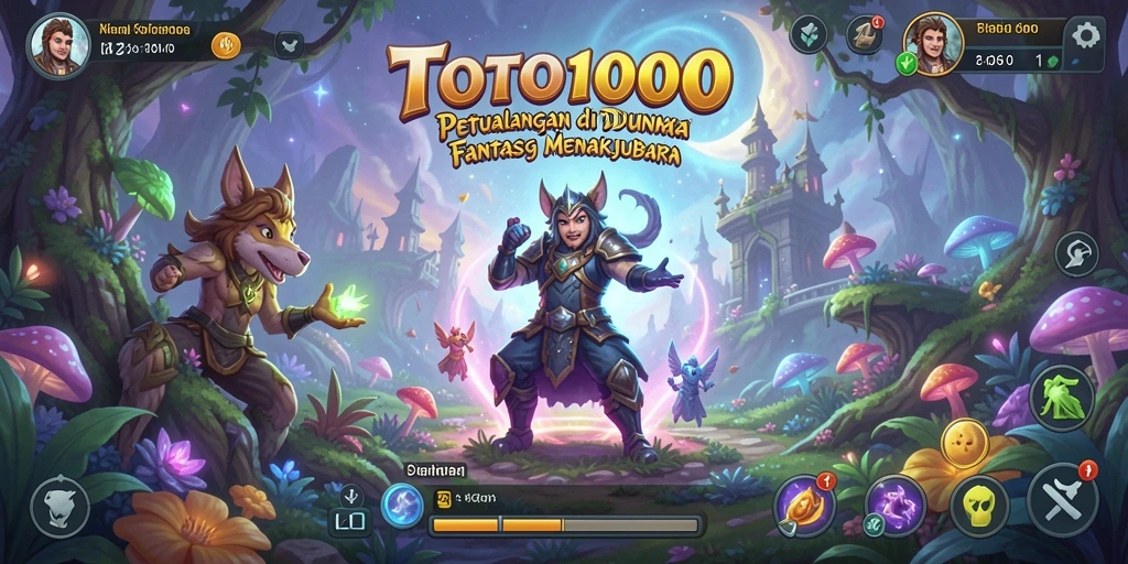 Gameplay RPG TOTO1000 yang menawan dan penuh petualangan.